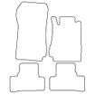 Tailored Car Mats Mercedes CLK (C208) Convertible