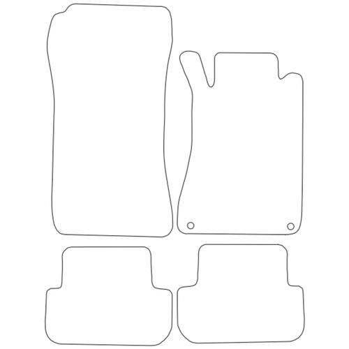 Tailored Car Mats Mercedes CLK (W209) Cabriolet / Coupe
