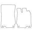 Tailored Car Mats Mercedes SL (R230) 2 Seater