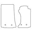 Tailored Car Mats Mazda MX5 (Mk3) Oval Fixings