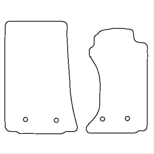 Tailored Car Mats Mazda MX5 (Mk3) Oval Fixings