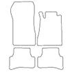 Tailored Car Mats Mercedes CLK (W208) Coupe