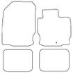 Tailored Car Mats Mitsubishi Czc / Colt Convertible