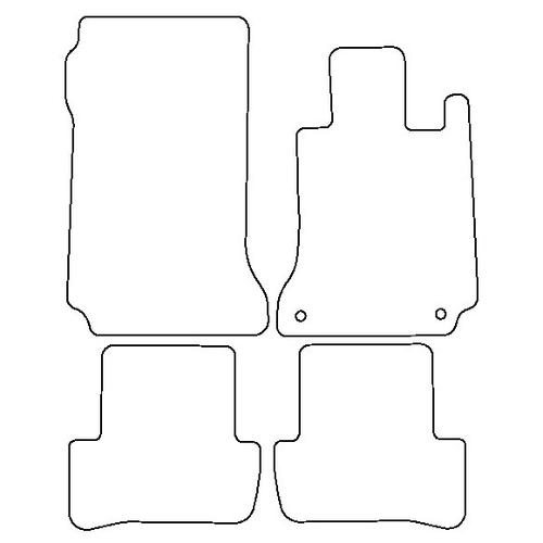 Tailored Car Mats Mercedes C Class (W204) Auto Saloon/Estate