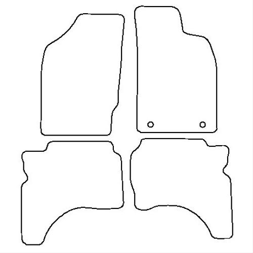 Tailored Car Mats Mitsubishi L200 Double-Cab