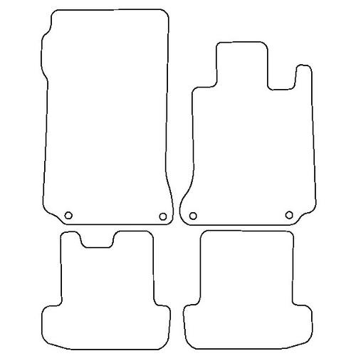 Tailored Car Mats Mercedes E Class (C207) Coupe / (A207) Convertible