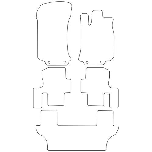 Tailored Car Mats Mercedes R-Class (W251) SWB