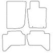 Tailored Car Mats Mitsubishi L200 4life 4work