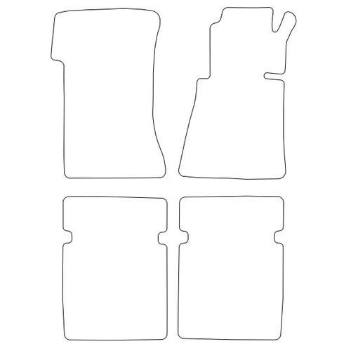 Tailored Car Mats Mercedes S Class (W108) Saloon