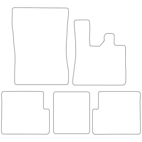 Tailored Car Mats Mercedes G Class (W463) without Cupholder