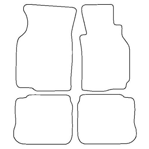 Tailored Car Mats Mitsubishi Evo 4-5