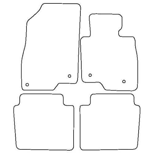 Tailored Car Mats Mazda 6 Saloon