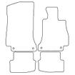 Tailored Car Mats Mercedes C Class (W205) Coupe Automatic