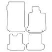 Tailored Car Mats Mercedes C Class (W204) Coupe Manual