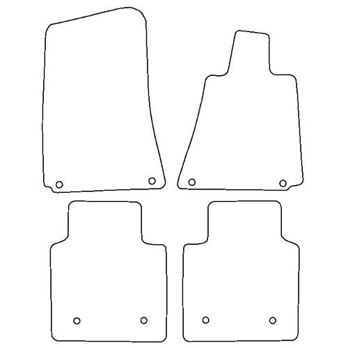 Tailored Car Mats Maserati Quattroporte VI (M156)