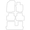 Tailored Car Mats Mitsubishi Outlander Manual MPV