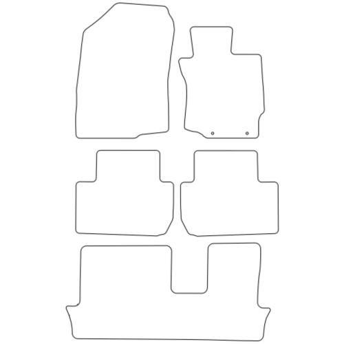 Tailored Car Mats Mitsubishi Outlander Manual MPV
