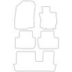 Tailored Car Mats Mitsubishi Outlander Automatic MPV
