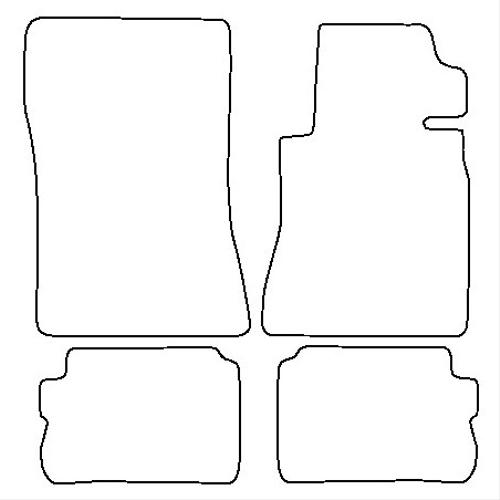 Tailored Car Mats Mercedes S Class (W126) Coupe