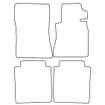 Tailored Car Mats Mercedes S Class (W126) Saloon LWB