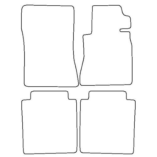 Tailored Car Mats Mercedes S Class (W126) Saloon LWB