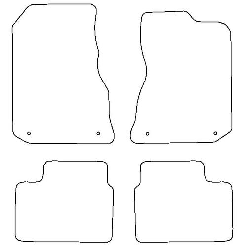Tailored Car Mats MG ZT V8 with Eyelets