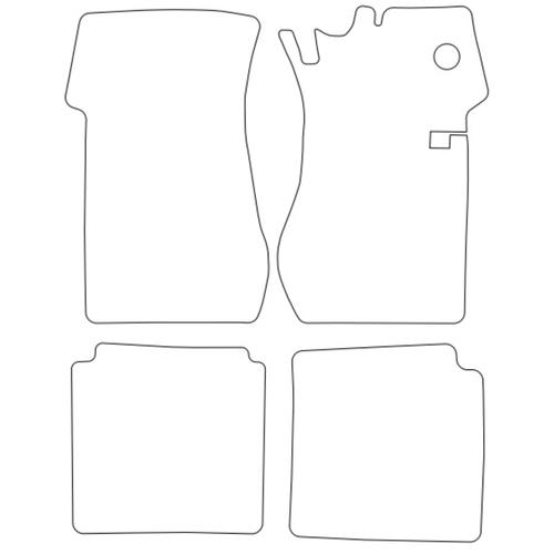 Tailored Car Mats Mercedes 200 W110 Fintail