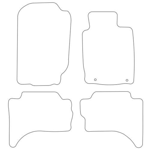 Tailored Car Mats Mitsubishi L200 Double-Cab