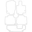 Tailored Car Mats Mercedes GLE Class (W167) 7 Seater