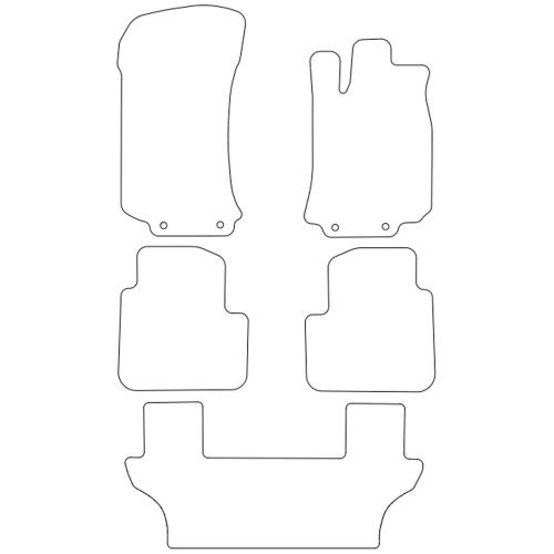 Tailored Car Mats Mercedes R-Class (W251) LWB