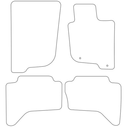 Tailored Car Mats Mitsubishi L200 Double-Cab