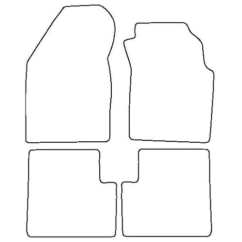 Tailored Car Mats Nissan Almera 3dr