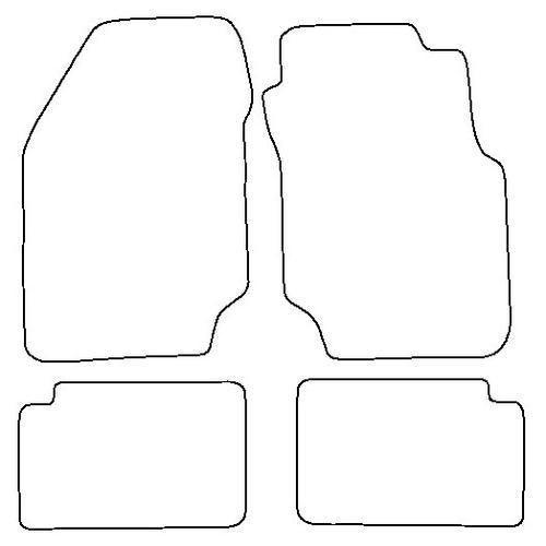 Tailored Car Mats Nissan Sunny 3dr