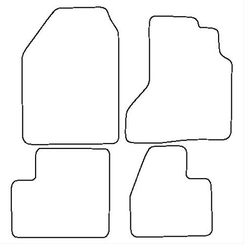 Tailored Car Mats Nissan Pulsar Turbo 4X4