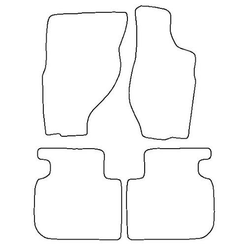 Tailored Car Mats Nissan Terrano II