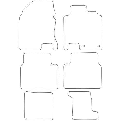 Tailored Car Mats Nissan Qashqai+2