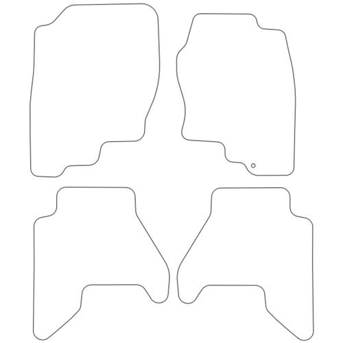 Tailored Car Mats Nissan Pathfinder R51 5 Seater