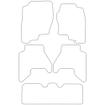 Tailored Car Mats Nissan Pathfinder R51 7 Seater