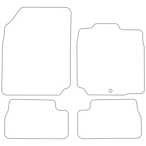 Tailored Car Mats Nissan Micra Mk3 Facelift K12C (with Oem Fixing)