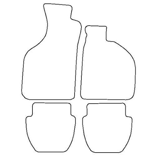 Tailored Car Mats Porsche 911 Speedster (No Aircon)