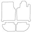 Tailored Car Mats Porsche 924S & 944 & 968 Manual