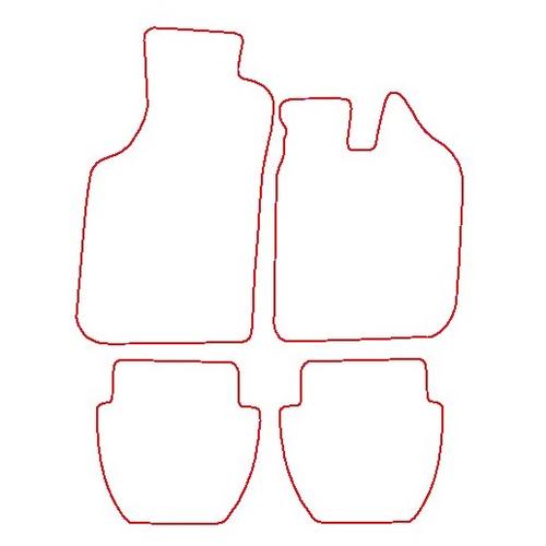 Tailored Car Mats Porsche 911 SC Carrera Coupe (No Air)
