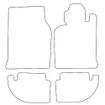Tailored Car Mats Porsche 924S & 944 & 968 Automatic