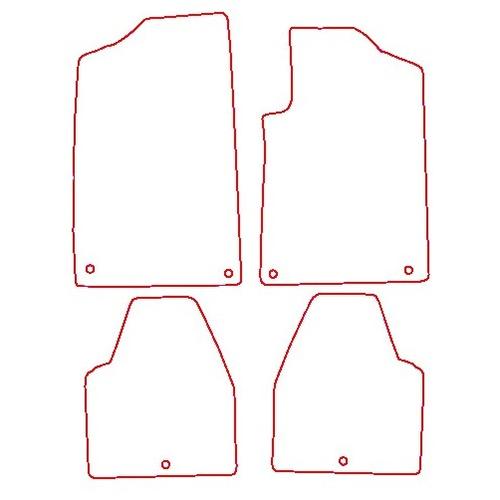 Tailored Car Mats Peugeot 607