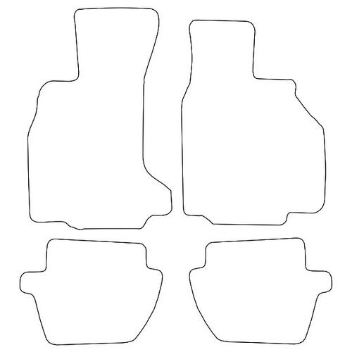 Tailored Car Mats Porsche 911 (996) Cabrio Bose Speaker Option