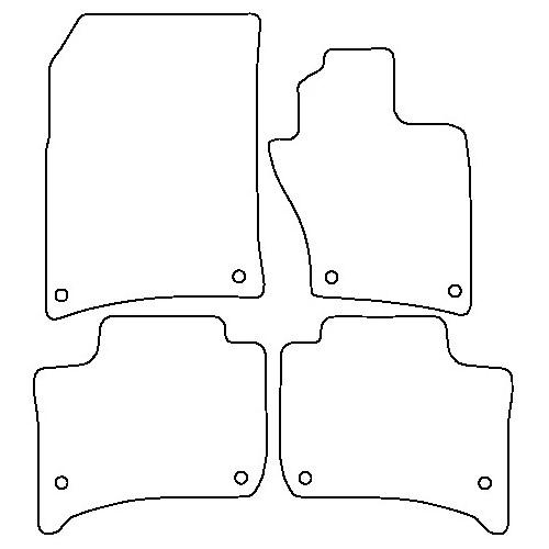 Tailored Car Mats Porsche Cayenne - 2nd Generation