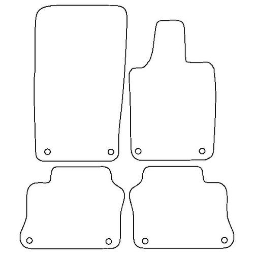 Tailored Car Mats Porsche Panamera (970) SWB
