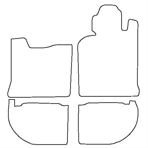 Tailored Car Mats Porsche 944-1 Automatic Aircon