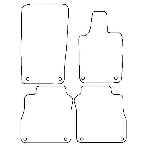 Tailored Car Mats Porsche Panamera (970) LWB