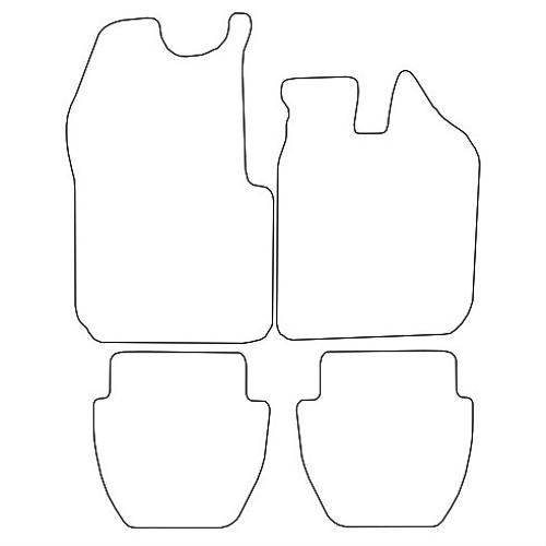 Tailored Car Mats Porsche 911 SC Carrera Coupe (Aircon)